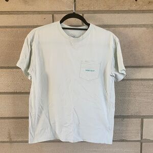 Ivory Ella Women’s Soft Blue Pocket Tee